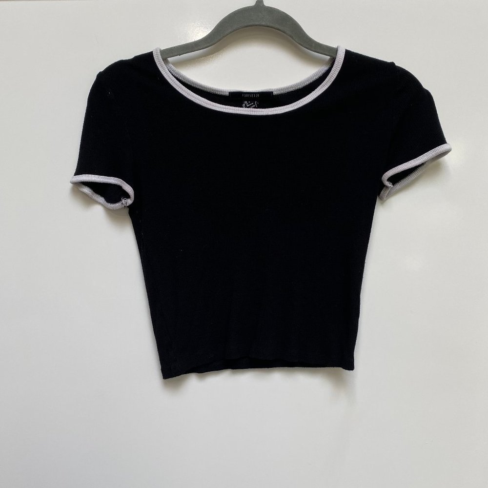 Black Crop Top